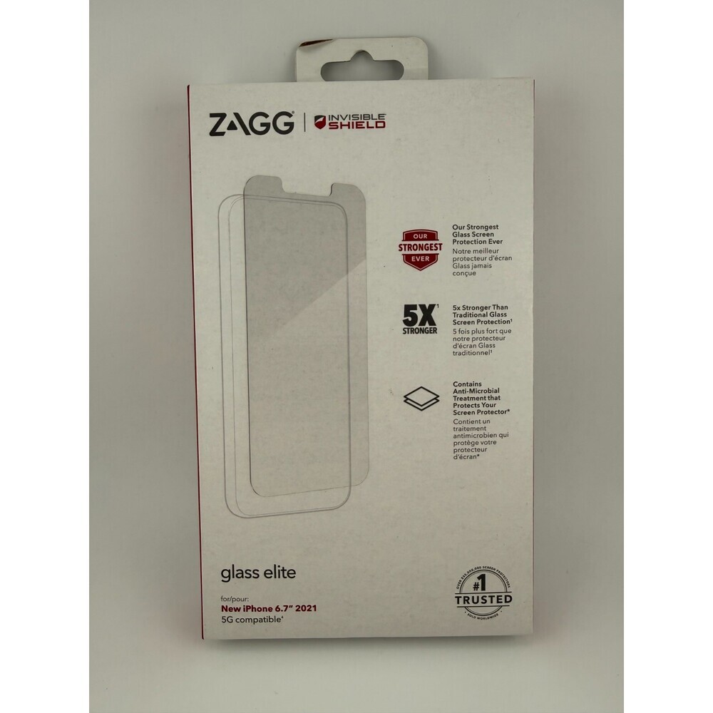 ZAGG InvisibleShield Glass Elite Antimicrobial Screen Protector iPhone 13 P-Max